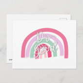 良い虹を描く ポストカード (正面/裏面)