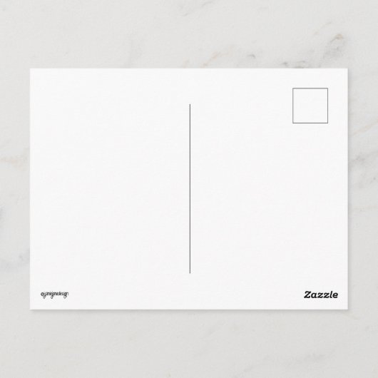 良い虹を描く ポストカード (裏面)