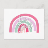 良い虹を描く ポストカード (正面)