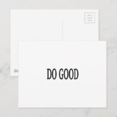 良い行いをする ポストカード (正面/裏面)