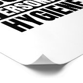 良い衛生状態 ポスター (角)