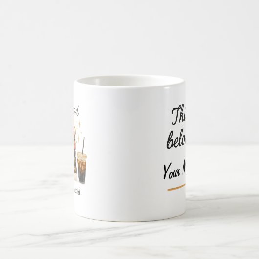 良い読とカフェイン本の恋人の本トックギフト コーヒーマグカップ (中央)