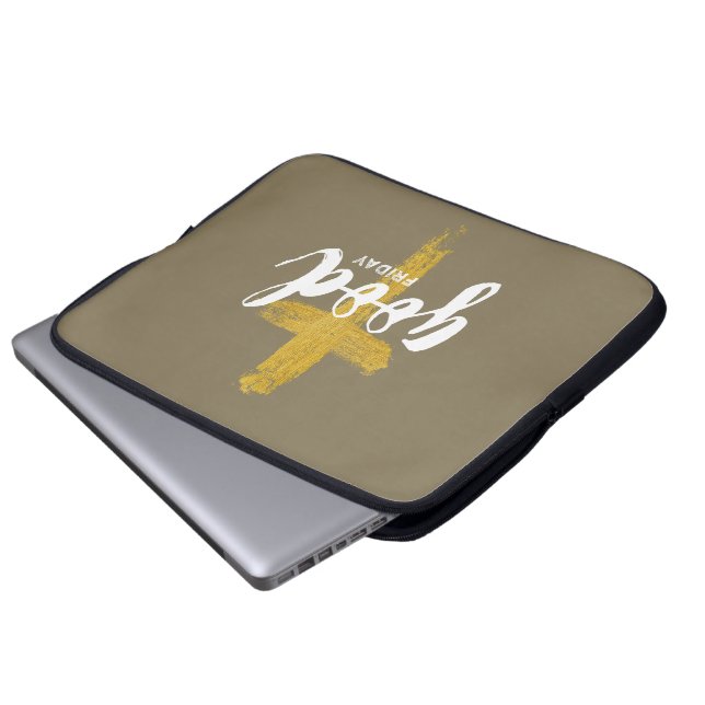 良い金曜日 | 15インチラップトップスリーブバッグ ラップトップスリーブ (正面下部)