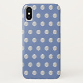 良い銀の水玉模様 Case-Mate iPhoneケース (裏面)