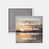 良い隣人 マグネット (正面/裏面)