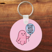 良い雰囲気でフロートかわいいブーデザイン キーホルダー (正面)