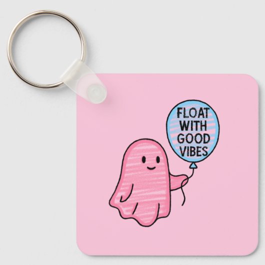 良い雰囲気でフロートかわいいブーデザイン キーホルダー (正面)