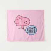 良い雰囲気でフロートかわいいブーデザイン タペストリー (正面(横))