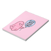 良い雰囲気でフロートかわいいブーデザイン ノートパッド (回転)