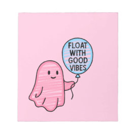 良い雰囲気でフロートかわいいブーデザイン ノートパッド