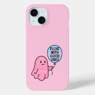 良い雰囲気でフロートかわいいブーデザイン iPhone 15ケース