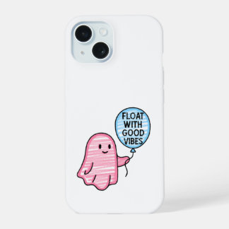 良い雰囲気でフロートかわいいブーデザイン iPhone 15ケース