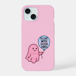 良い雰囲気でフロートかわいいブーデザイン iPhone 15ケース