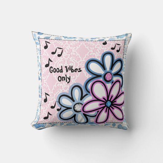 良い雰囲気のみお洒落フローラ クッション (正面)