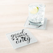 良い雰囲気のみ ガラスコースター (アングル)