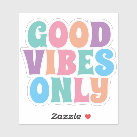 良い雰囲気のみ シール (シート)