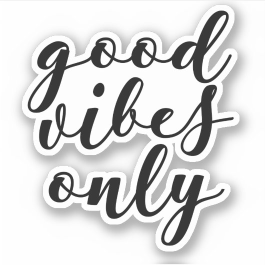 良い雰囲気のみ シール (正面)