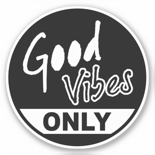 良い雰囲気のみ シール (正面)