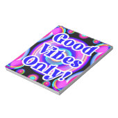 良い雰囲気のみ！ネオンカラー80s 90s AIデザイン ノートパッド (回転)