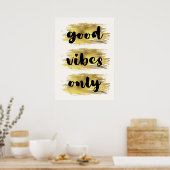 良い雰囲気のみ ポスター (キッチン)