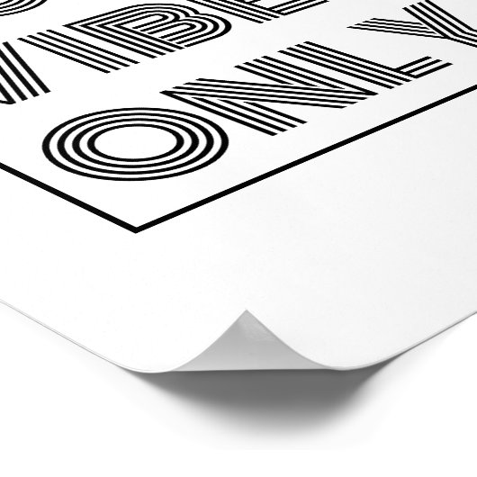 良い雰囲気のみ ポスター (角)