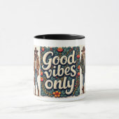 良い雰囲気のみ マグカップ (中央)