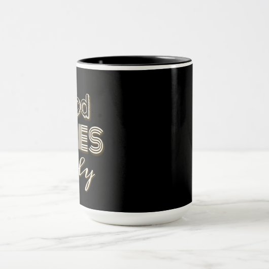 良い雰囲気のみ マグカップ (中央)