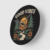 良い雰囲気のみ!! ラウンド壁時計 (傾斜)