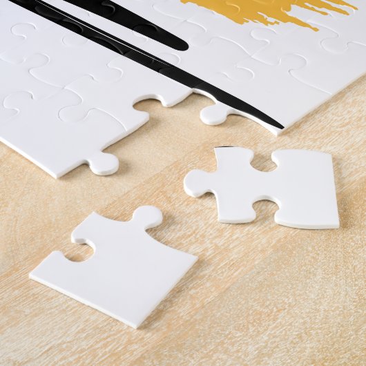 良い雰囲気のみ、感動的引用文 ジグソーパズル (側面)