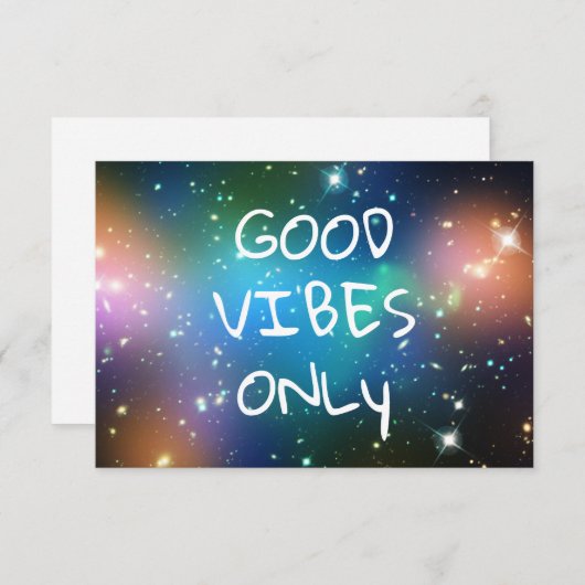 良い雰囲気のみ 招待状 (正面/裏面)