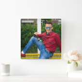 良い雰囲気の壁時計 スクエア壁時計 (ホーム)