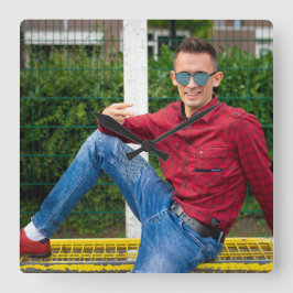 良い雰囲気の壁時計 スクエア壁時計