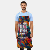 良い雰囲気を習慣にする |エプロン エプロン (着用した状態)