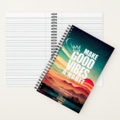 良い雰囲気を習慣にする |スパイラルノートブック ノートブック (内側)