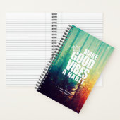 良い雰囲気を習慣にする |スパイラルノートブック ノートブック (内側)