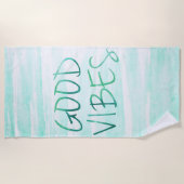 良い雰囲気 ビーチタオル (正面)