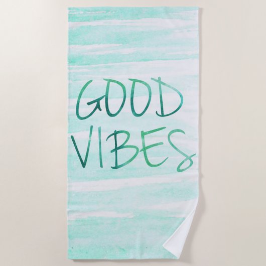 良い雰囲気 ビーチタオル (正面)