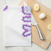 良い頭が切れる雰囲気 キッチンタオル (四つ折り)