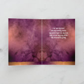 良い魔女の子犬、かわいいハロウィーン犬の挨拶 カード (内部)