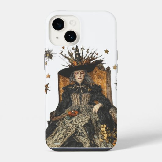 良い魔女の昼寝 iPhoneケース (裏面)