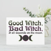 「良い魔女、悪い魔女……」招待状 招待状 (スタンド正面)