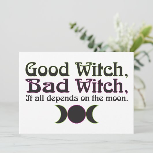 「良い魔女、悪い魔女……」招待状 招待状 (スタンド正面)