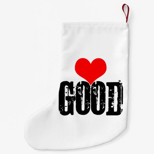 良い スモールクリスマスストッキング (裏面)