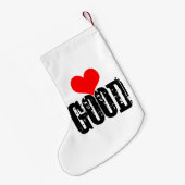 良い スモールクリスマスストッキング (裏面 (吊り時))