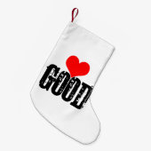 良い スモールクリスマスストッキング (正面 (吊り時))