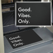 良い。ビベス。のみ。カスタマイズ可能な白黒 ドアマット