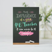 良いPE先生の影響 サンキューカード (スタンド正面)