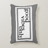 良いvibesのみ引用文アクセント枕 アクセントクッション (正面(垂直))