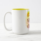 良いVibes 15 oz 2トーンマグ ツートーンマグカップ (左)