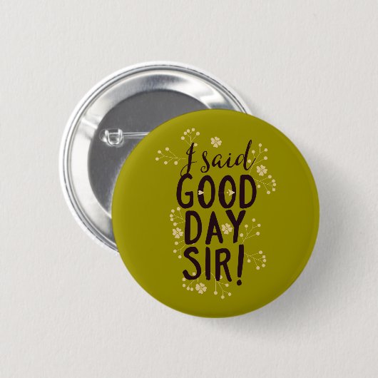 良おもしろいい日を言った！ 缶バッジ (正面&裏面)